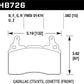 Hawk 2014 Chevrolet Corvette HPS 5.0 Front Brake Pads