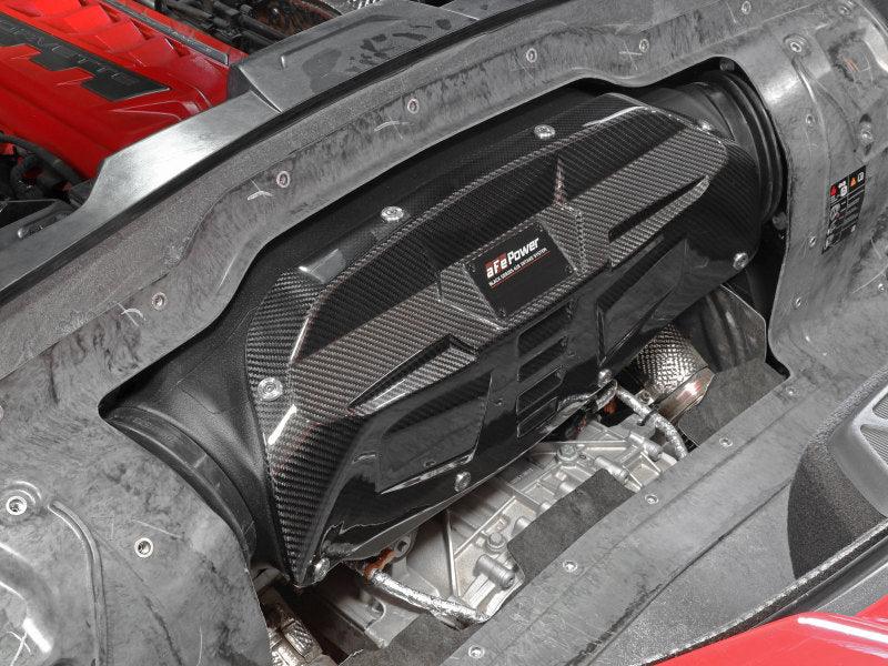 aFe Black Series Carbon Fiber Pro 5R Air Intake System 2020 Chevrolet Corvette C8 V8 6.2L | Too Fast Autoparts | Order Online