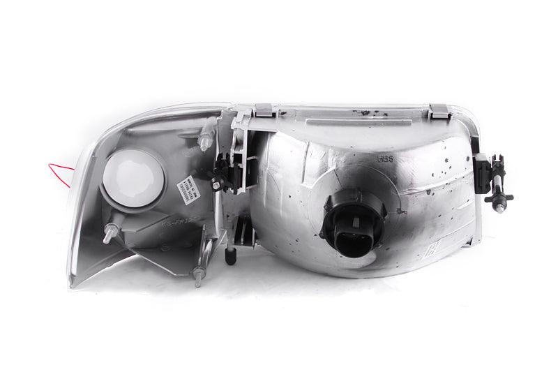 ANZO 1993-1997 Ford Ranger Crystal Headlights Chrome w/ Corner Lights 2pc | Too Fast Autoparts | Order Online | Canada & USA Shipping