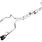 AWE Tuning 4th Gen GM 1500 6.2L 0FG Cat-Back Split Rear Exit (w/ Bumper Cutouts) - Quad Diamond Tips