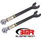 BMR 08-17 Challenger Lower Trailing Arms w/ On-Car Adj. Rod Ends - Black Hammertone