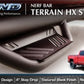 Lund 09-15 Dodge Ram 1500 Quad Cab (Built Before 7/1/15) Terrain HX Step Nerf Bars - Black