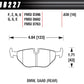 Hawk 92-95 BMW 325iS DTC-60 Race Rear Brake Pads