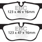 EBC 14+ BMW 228 Coupe 2.0 Turbo ATE calipers Redstuff Rear Brake Pads