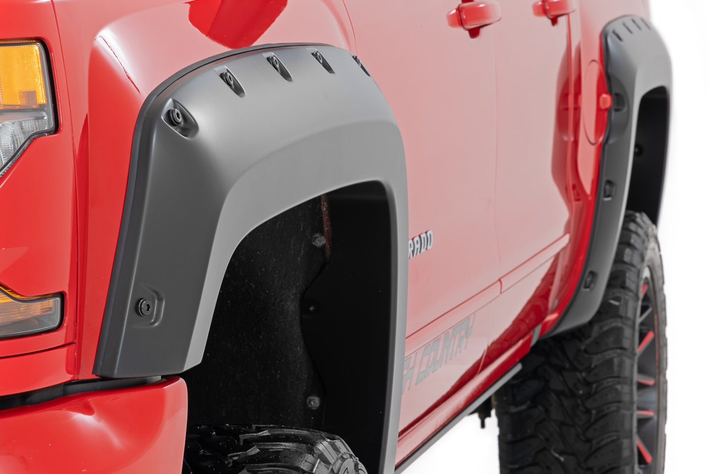 Pocket Fender Flares | 5'9" Bed | Gas Door | Gloss Black | Chevy Silverado 1500 (14-18)