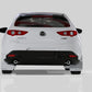 Rally Armor 19-26 Mazda3 Hatchback Black UR Mud Flap w/White Logo