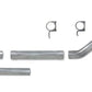 Diamond Eye KIT 4in Catback MFLR RPLCMENT PIPE SGL AL: 03-07 FORD 6.0L F250/F350 (Extended Cab Only)