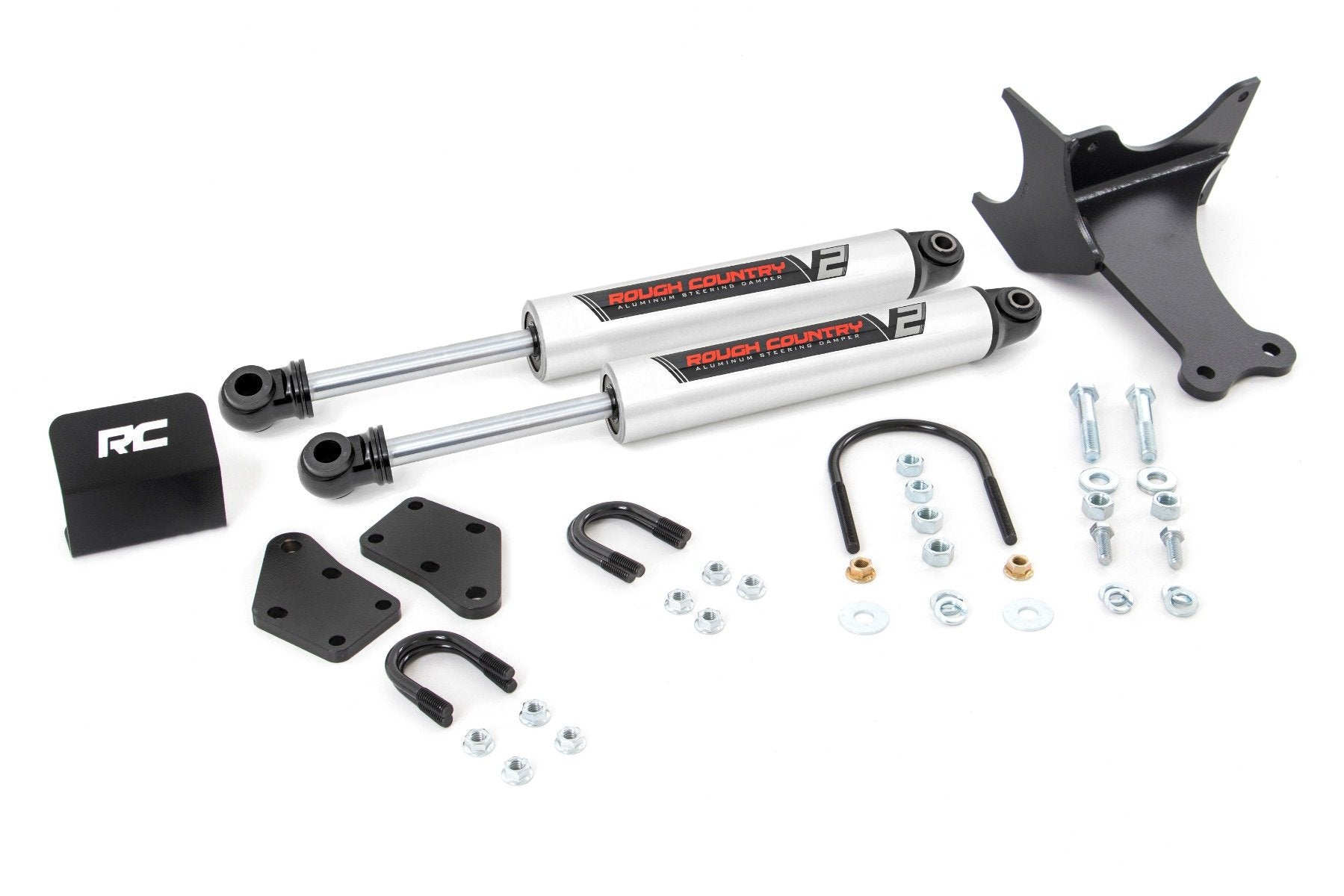 V2 Steering Stabilizer | Dual | 2-8 Inch Lift | Ford F-250/F-350 Super Duty (05-22)