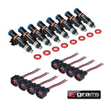 Grams Performance Fuel Injector Kits – 550cc LS2,LS3,LS7,L76,L99 injector kit Grams Performance 