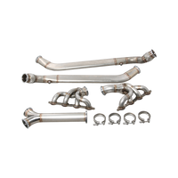 CX Racing LS1 Engine, Transmission Mounts Kit w/ Header, Oil Pan, Oval Exhaust Pipes For 84-91 BMW 3 Series E30 LS LSx T56 Swap
