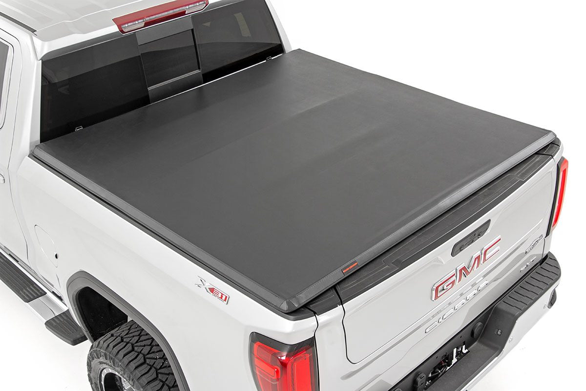 Bed Cover | Tri Fold | Soft | 5'10" Bed | Chevy/GMC 1500 (19-23)