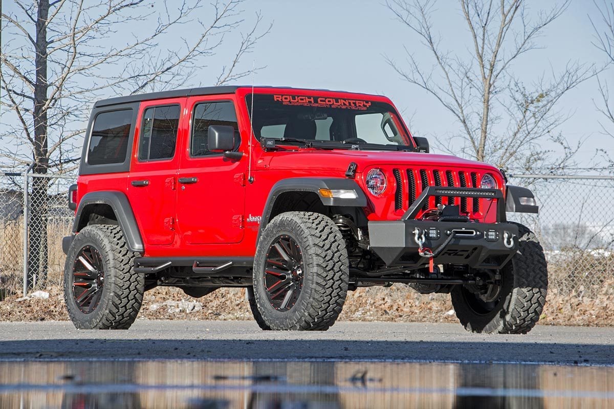 Nerf Steps | Wheel to Wheel | 4 Door | Jeep Wrangler JL 4WD (18-23)