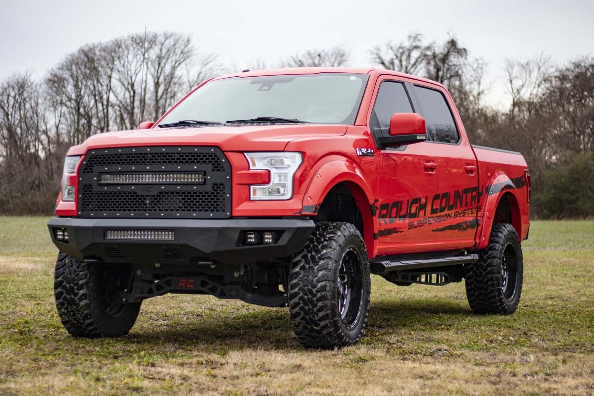 HD2 Running Boards | Crew Cab | Ford F-150/Lightning/F-250/F-350/Raptor (15-23)