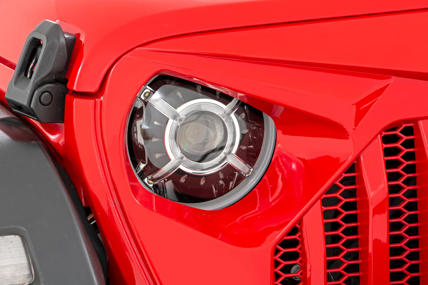 Headlights | DRL Halo LED | 9" | Jeep Gladiator JT (20-23)/Wrangler JL (18-23)