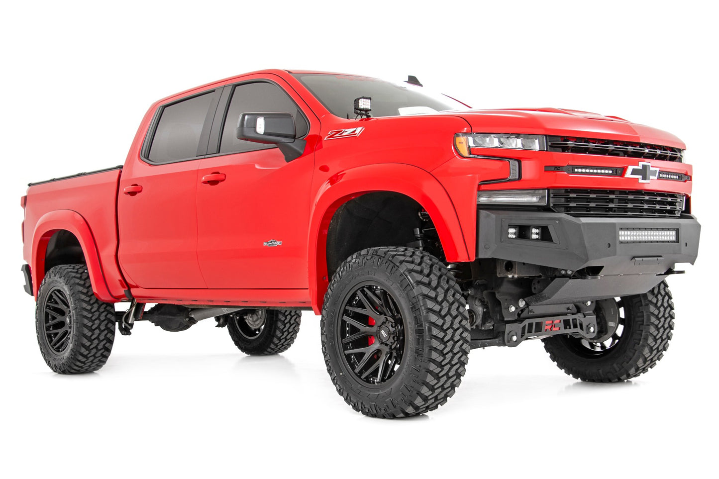 Rough Country 95 Series Wheel | One-Piece | Gloss Black | 22x10 | 8x180 | -19mm