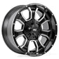 Rough Country 93 Series Wheel | One-Piece | Matte Black | 20x10 | 8x170 | -18mm