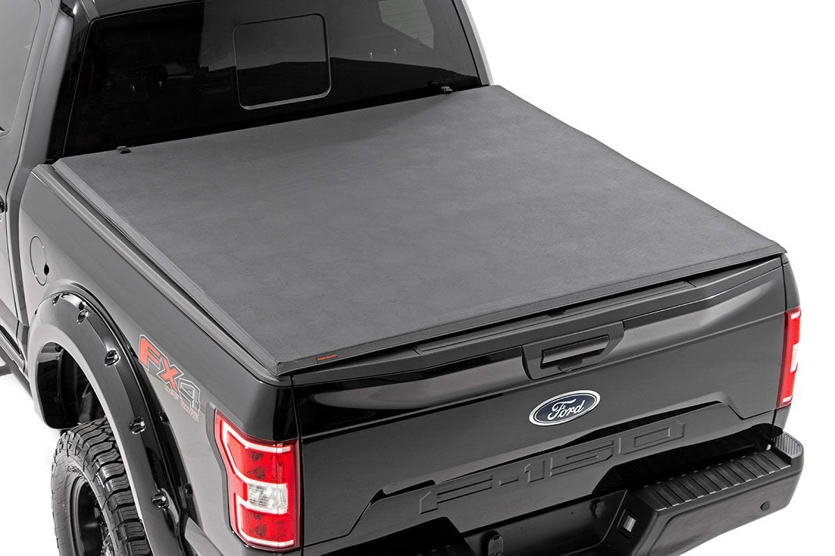 Bed Cover | Tri Fold | Soft | 5'7" Bed | Ford F-150 (21-23)/F-150 Lightning (22-23)