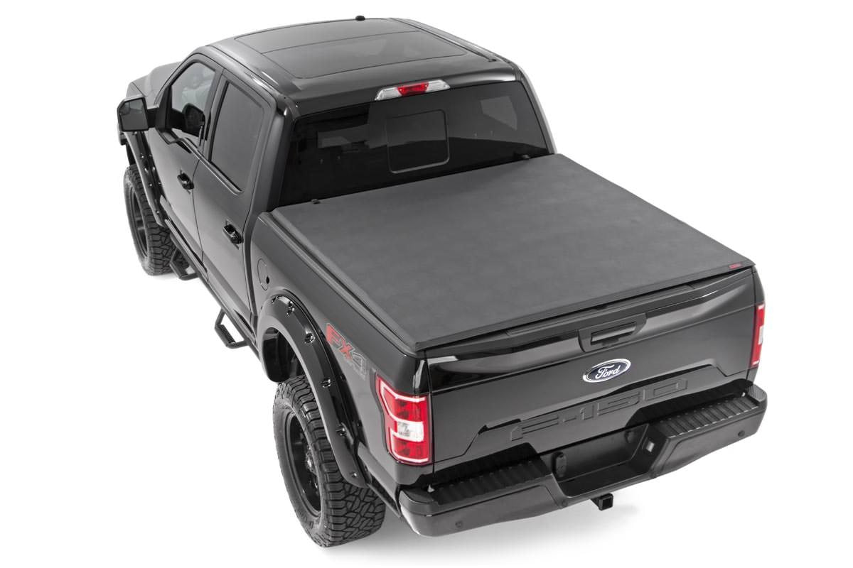 Bed Cover | Tri Fold | Soft | 6'7" Bed | Ford F-150 (21-23)/F-150 Lightning (22-23)