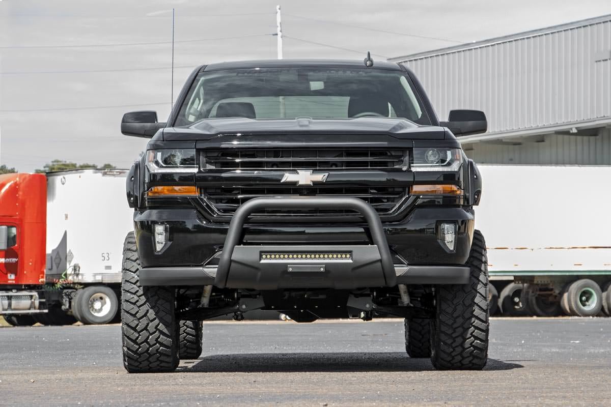 Black LED Bull Bar | Chevy/GMC 1500 Truck & SUV (07-20)
