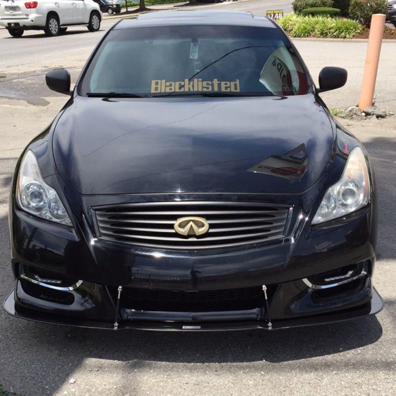 infiniti g37 coupe IPL Front Splitter