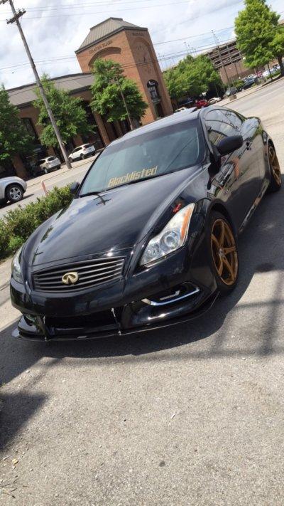 infiniti g37 coupe IPL Front Splitter
