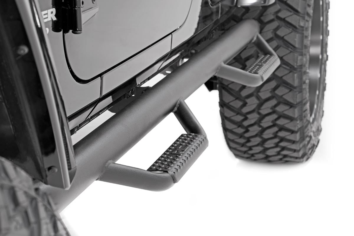 Nerf Steps | Wheel to Wheel | 4 Door | Jeep Wrangler JK (07-18)