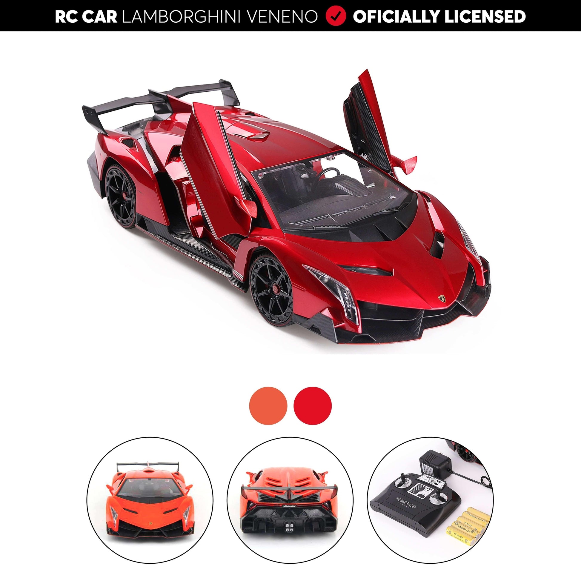 Lamborghini Veneno Remote Controlled Car Kids Cars CA - Ride On Toys Store