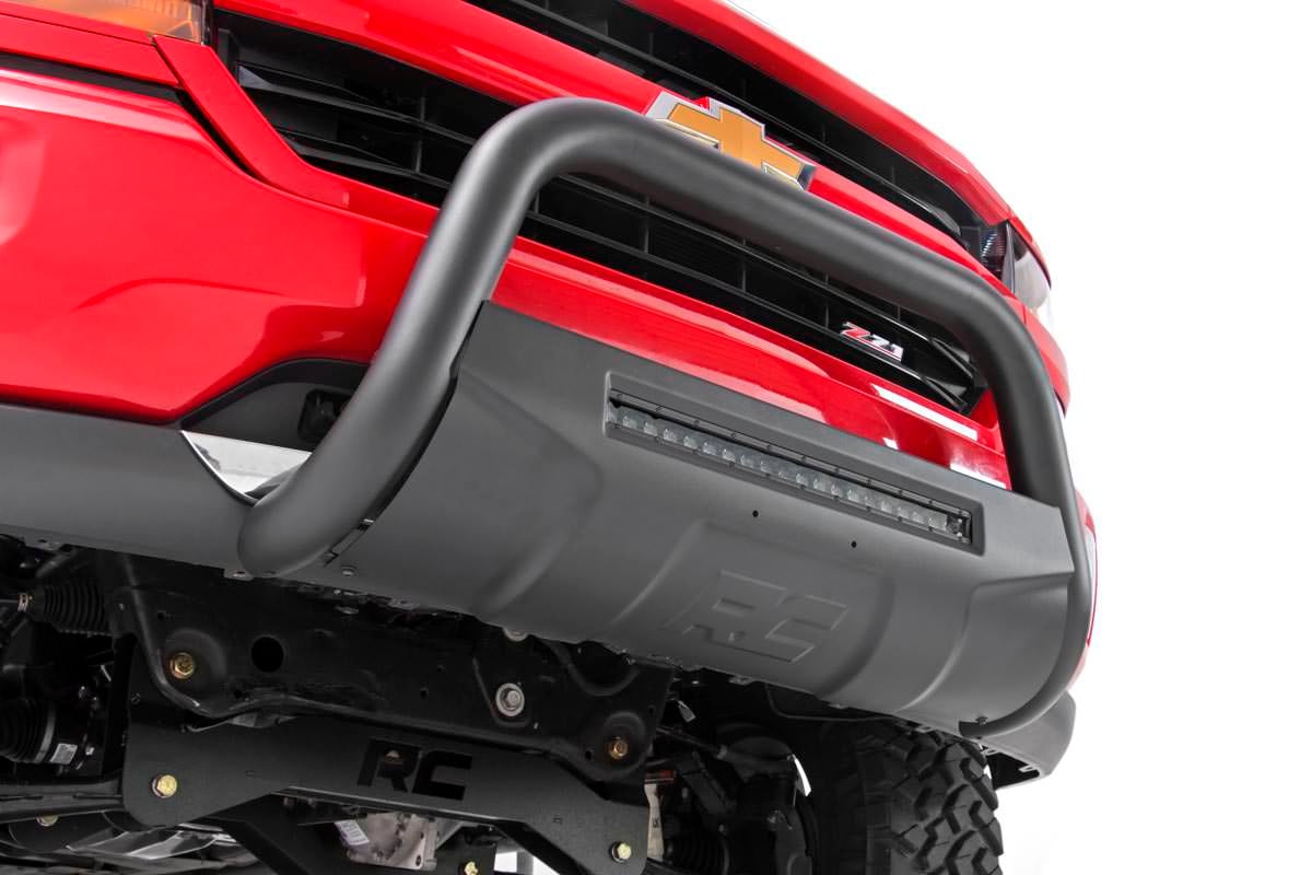 Black LED Bull Bar | Chevy/GMC 1500 Truck & SUV (07-20)