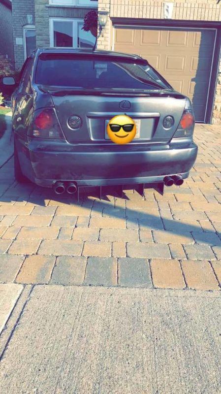 lexus is300 is200 altezza Rear Diffuser