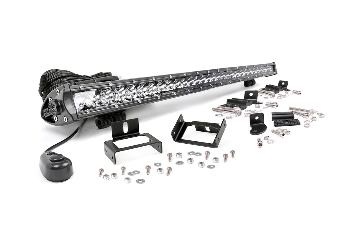 LED Light Kit | Grill Mount | 30" Chrome Single Row | Ford F-250/F-350 Super Duty (11-16)