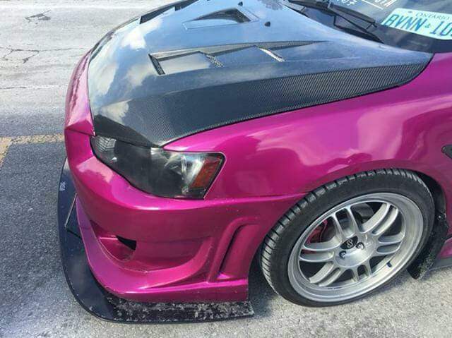 Mitsubishi lancer/evox fq400 style Front Splitter  Too Fast Autoparts