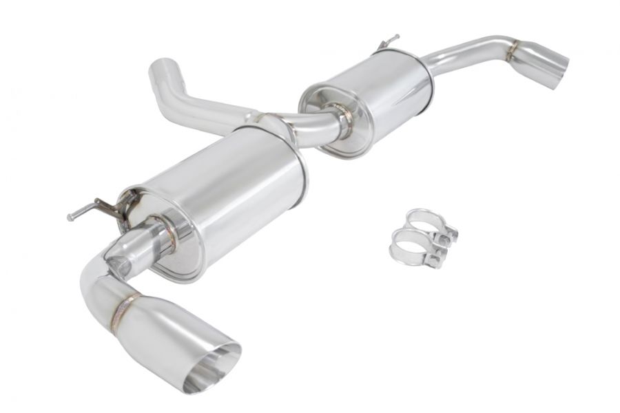 BMW X5 E70 2007-2013 (Exclude M Package) Supremo Exhaust System - Stainless Rolled Tips - MR-ABE-BE70-SRT