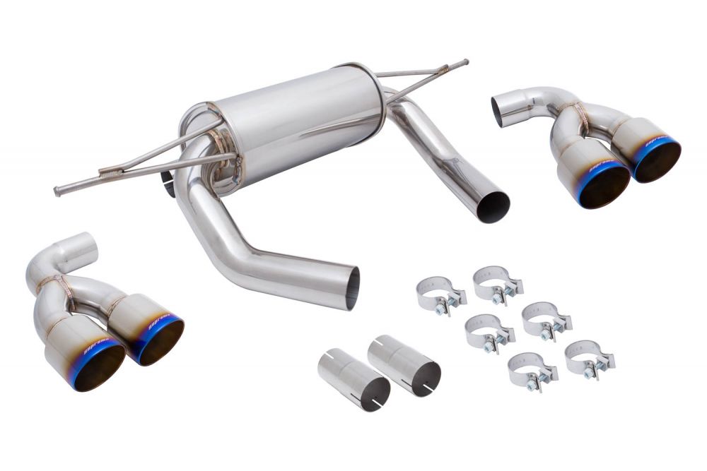 BMW M3 (F80) 15-19 / M4 (F82) 15-19 - Supremo Exhaust System - Burnt Rolled Tips - MR-ABE-BF82-VO