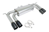 BMW X5M 10-13 / X6M 10-14 (Excludes Regular X5) Supremo Exhaust System - Black Chrome Rolled Tips - MR-ABE-BX5M-BC