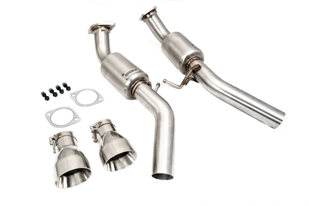 Infiniti Q50 2016+ (3.0 Twin Turbo) AWD/RWD (EXC NON-TURBO) Exhaust System - MR-CBS-IQ14X-R + MR-CBS-IQ14X-M