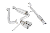 Hyundai Veloster 2012-2018 Type 2 Exhaust - Stainless Rolled Tips - MR-CBS-HYV11-SRT