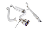 Hyundai Veloster 2012-2018 Type 2 Exhaust - Burnt Rolled Tips - MR-CBS-HYV11-VO