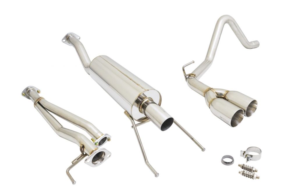 Toyota Tacoma 2016+ Cat-Back Exhaust System (Twin Stainless Tip) - MR-CBS-TTA16-R3