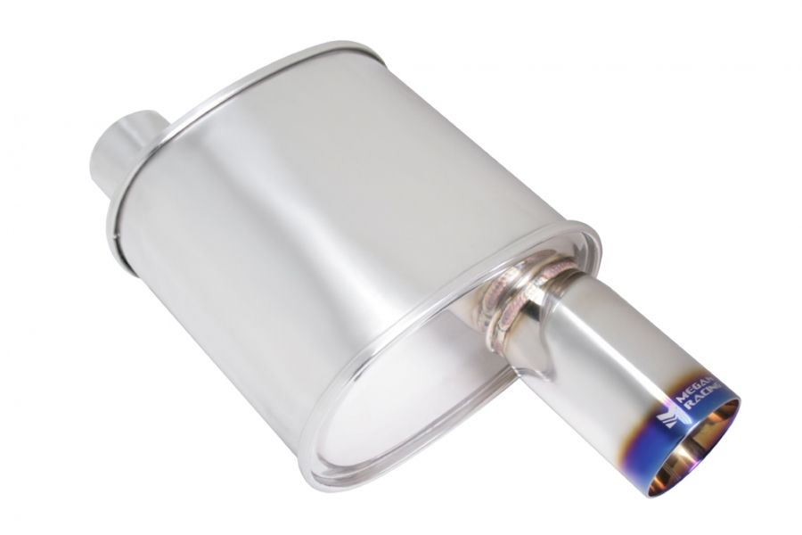 Universal Exhaust F-RT Turbo Burnt Tip Muffler - MR-MU-FRT-T-VO