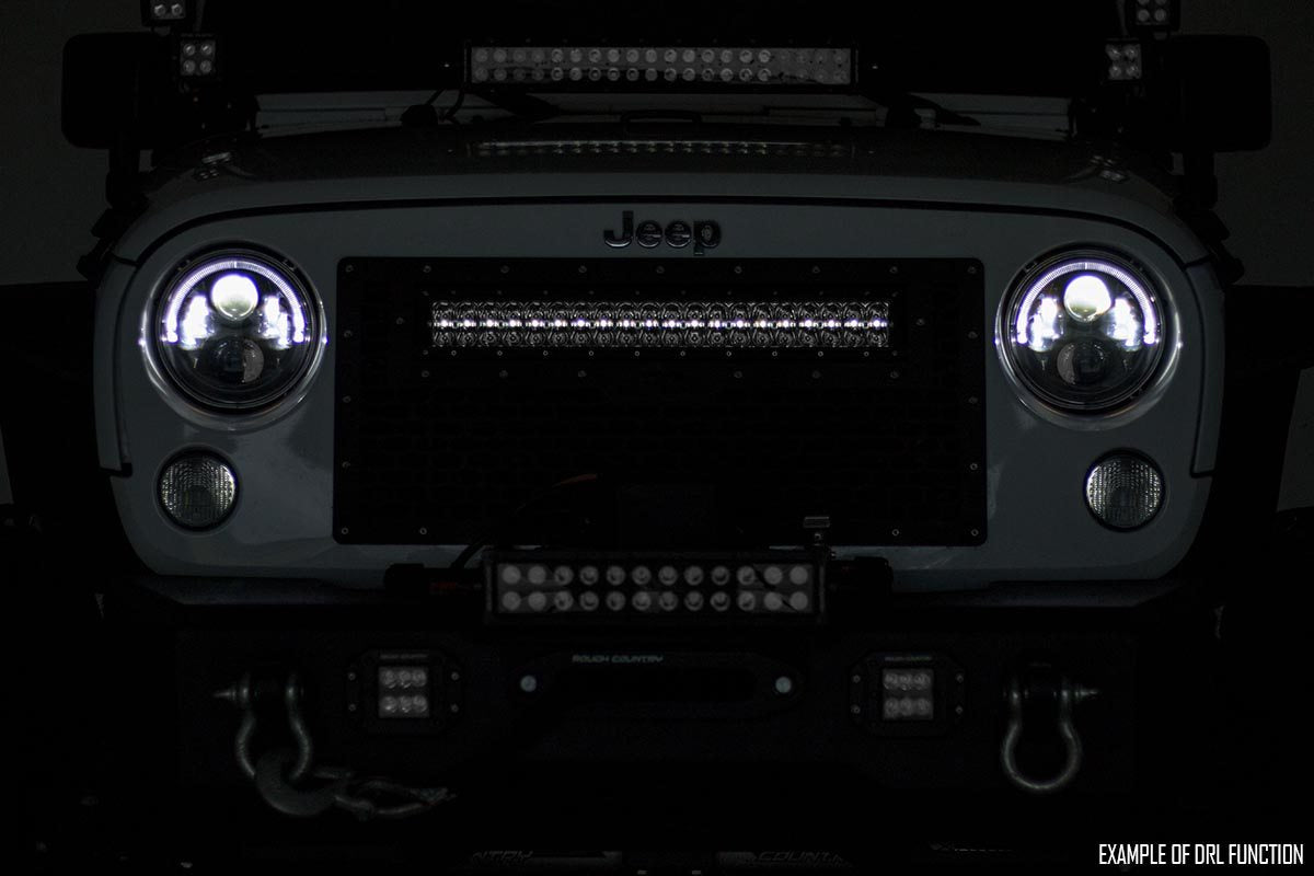 Chrome Series LED Light | 30 Inch | Dual Row | White DRL