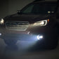 LED Light Kit | Fog Mount | 2" Black Pair | Amber DRL | Subaru Outback (15-19)