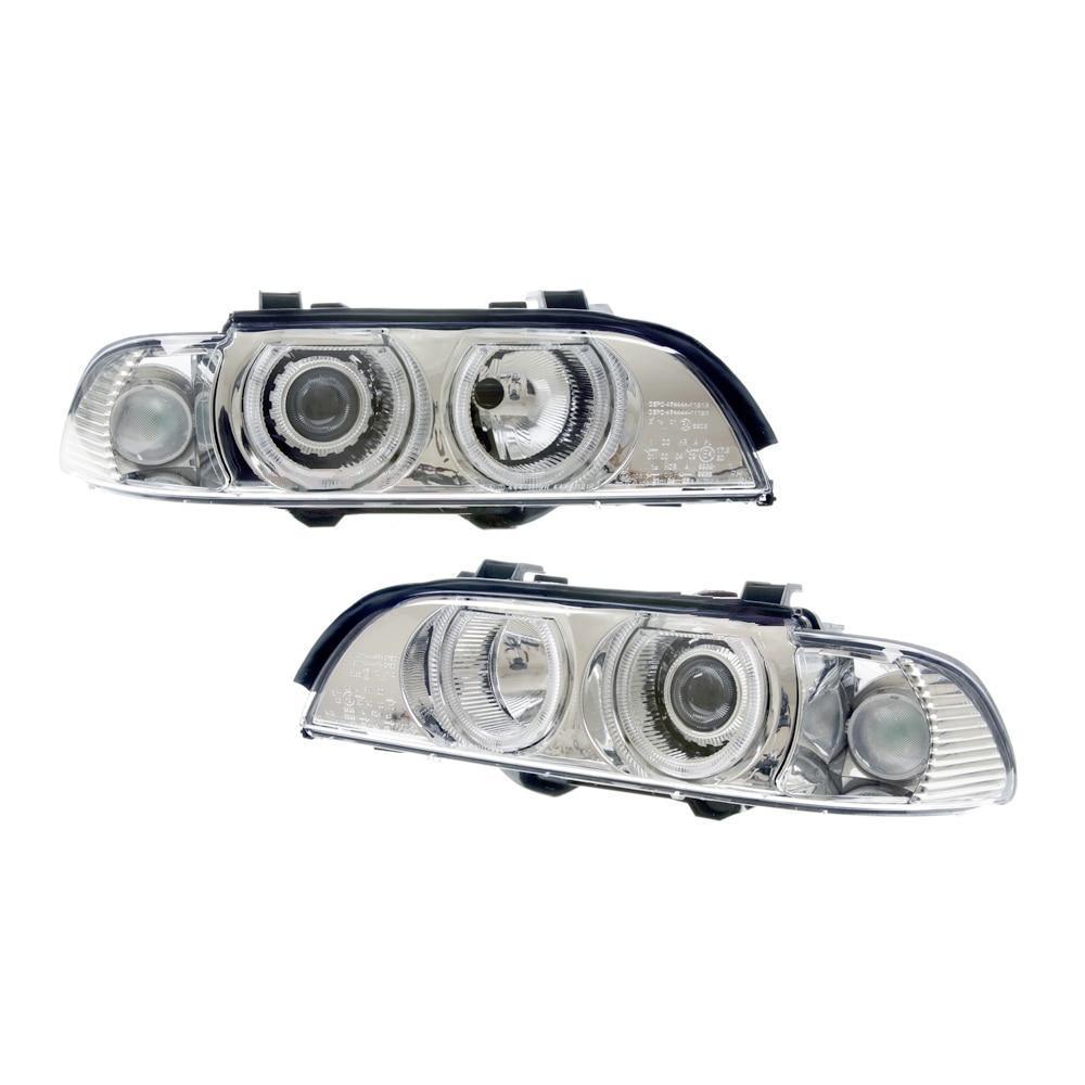 Projector Headlights With Halo Rings for BMW E39 5 Series (Pre-LCI) | Too Fast Autoparts | Order Online