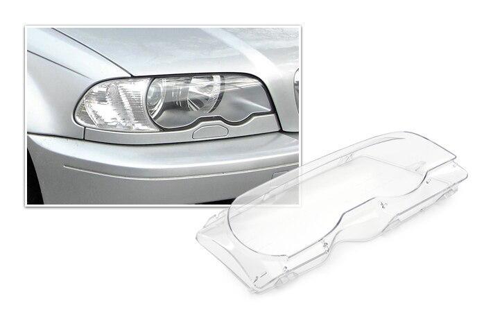 Replacement Head Light Lenses for BMW E46 3 Series Sedan (Pre-LCI)