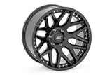 Rough Country 95 Series Wheel | One-Piece | Gloss Black | 22x10 | 8x180 | -19mm