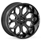 Rough Country 96 Series Wheel | One-Piece | Gloss Black | 20x10 | 5x5 | -19mm