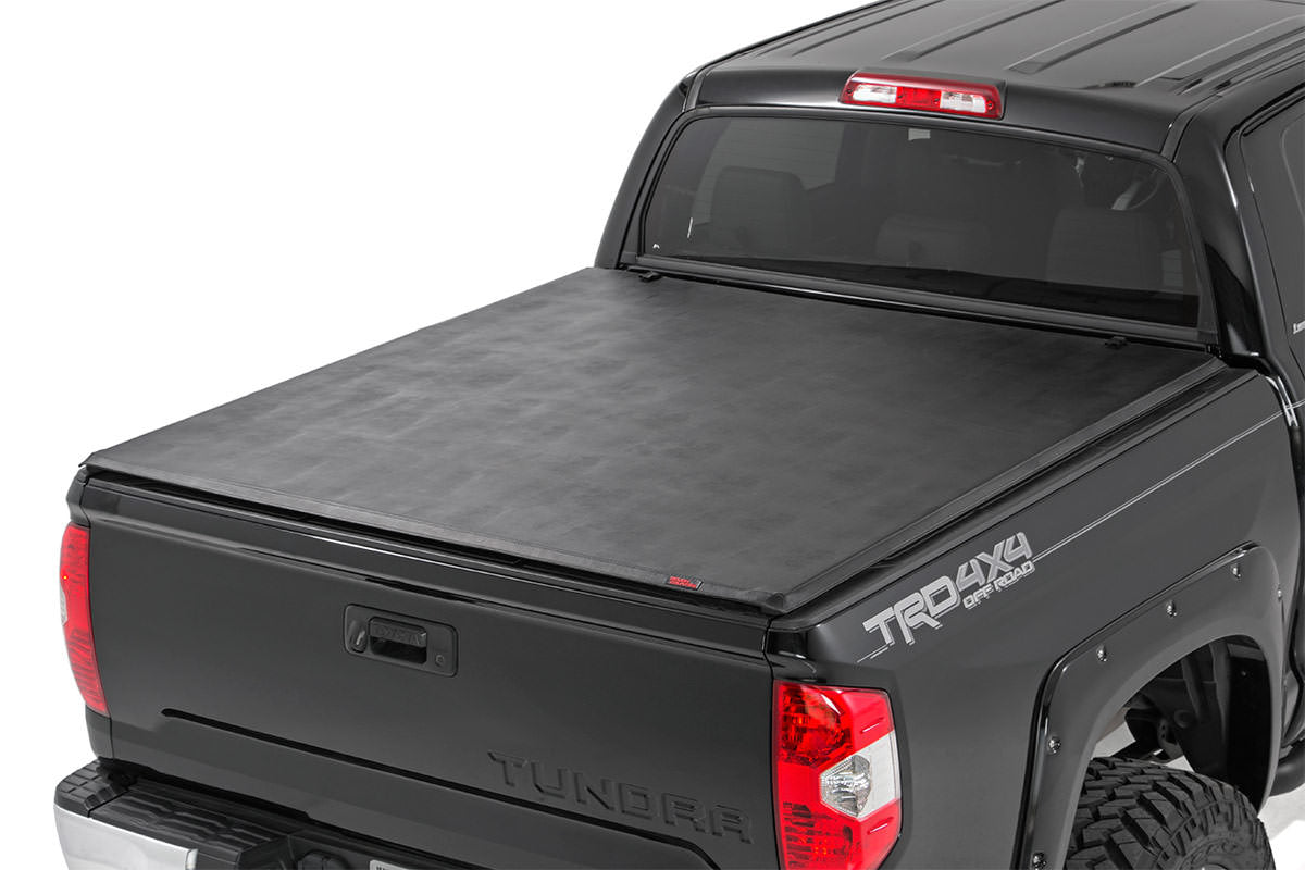Bed Cover | Tri Fold | Soft | 6'7" Bed | No OE Rail | Toyota Tundra (07-23)